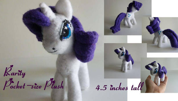 Rarity Pocket-size plush