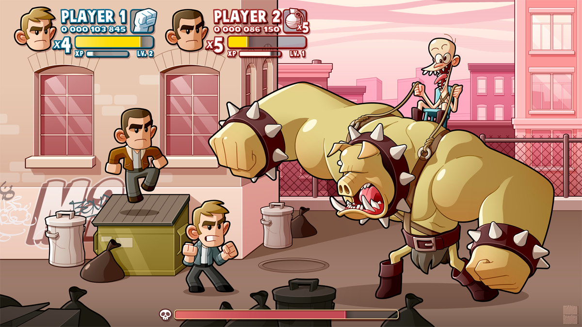 Super Action Bros. by MathieuBeaulieu