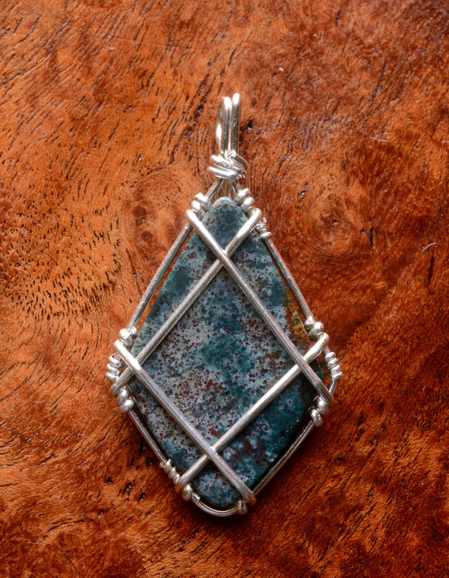 Bloodstone pendant