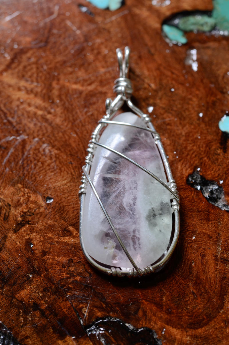 Rainbow Fluorite pendant