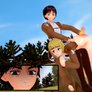 Eren spanking Armin part 1