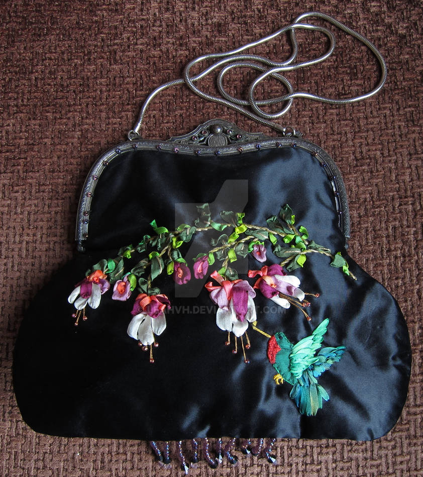 Humming bird in my fuschia by leahvh Humming bird in my fuschia by leahvh