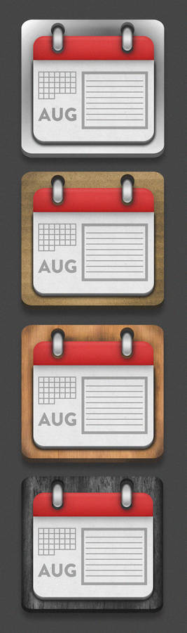 Free Calendar Icon (PSD)
