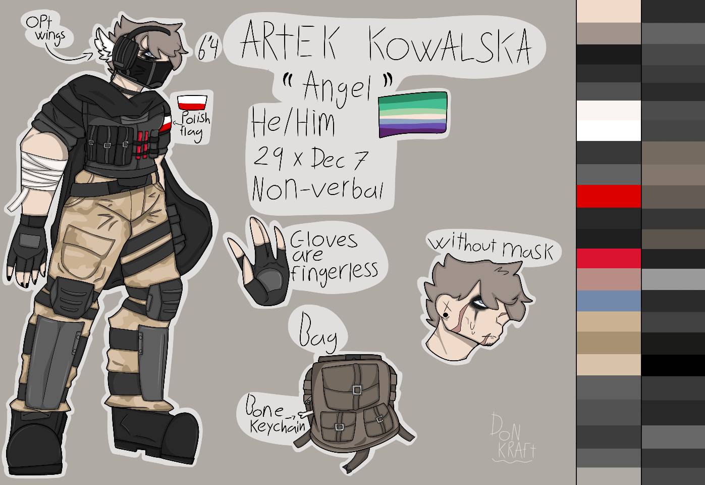 Cod Characters References Cod oc reference by WaterySteak on DeviantArt