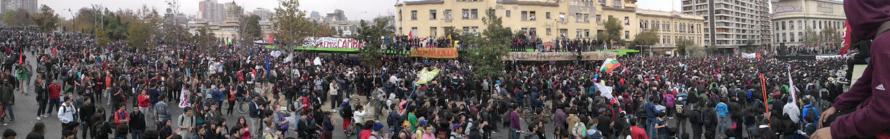 Segunda protesta por una mejor Educacion. Chile.