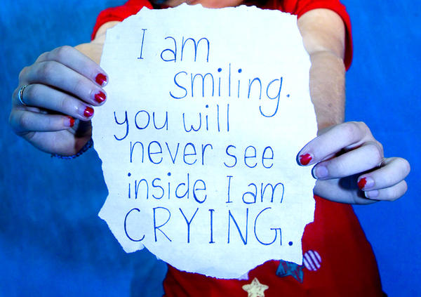 Crying Why Smiling crying,smiling,laughing. by Kitafee on DeviantArt