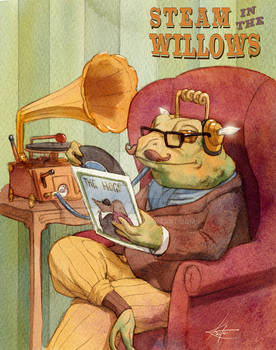 Toad and his gramophone