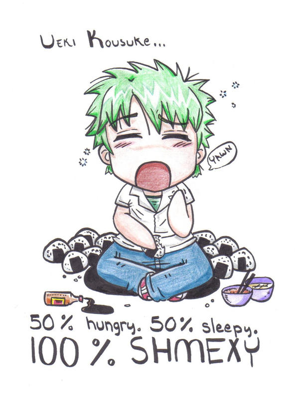 Ueki...is hungry.