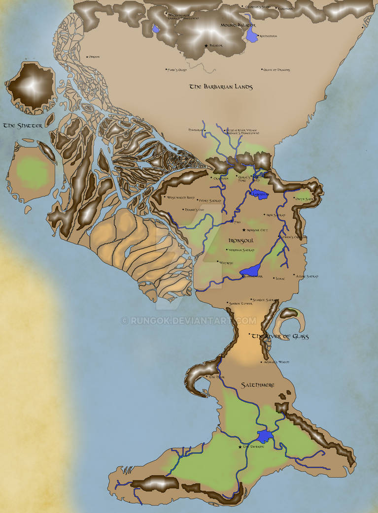 Matango World Map World Map Complete by Rungok on DeviantArt