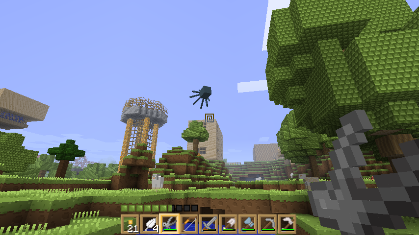 Minecraft: ....Flying Squid?