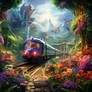  A Magical Train Journey Through A Fantasy L 5591a