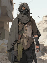  A Rugged Post-apocalyptic Survivor With Wea 7c100