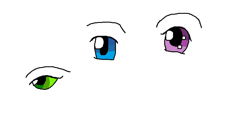 Fun w/ MS Paint: Anime Eyes