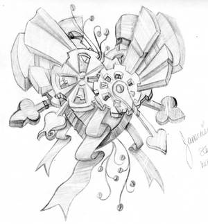 4.2010 Steam Punk Heart V2