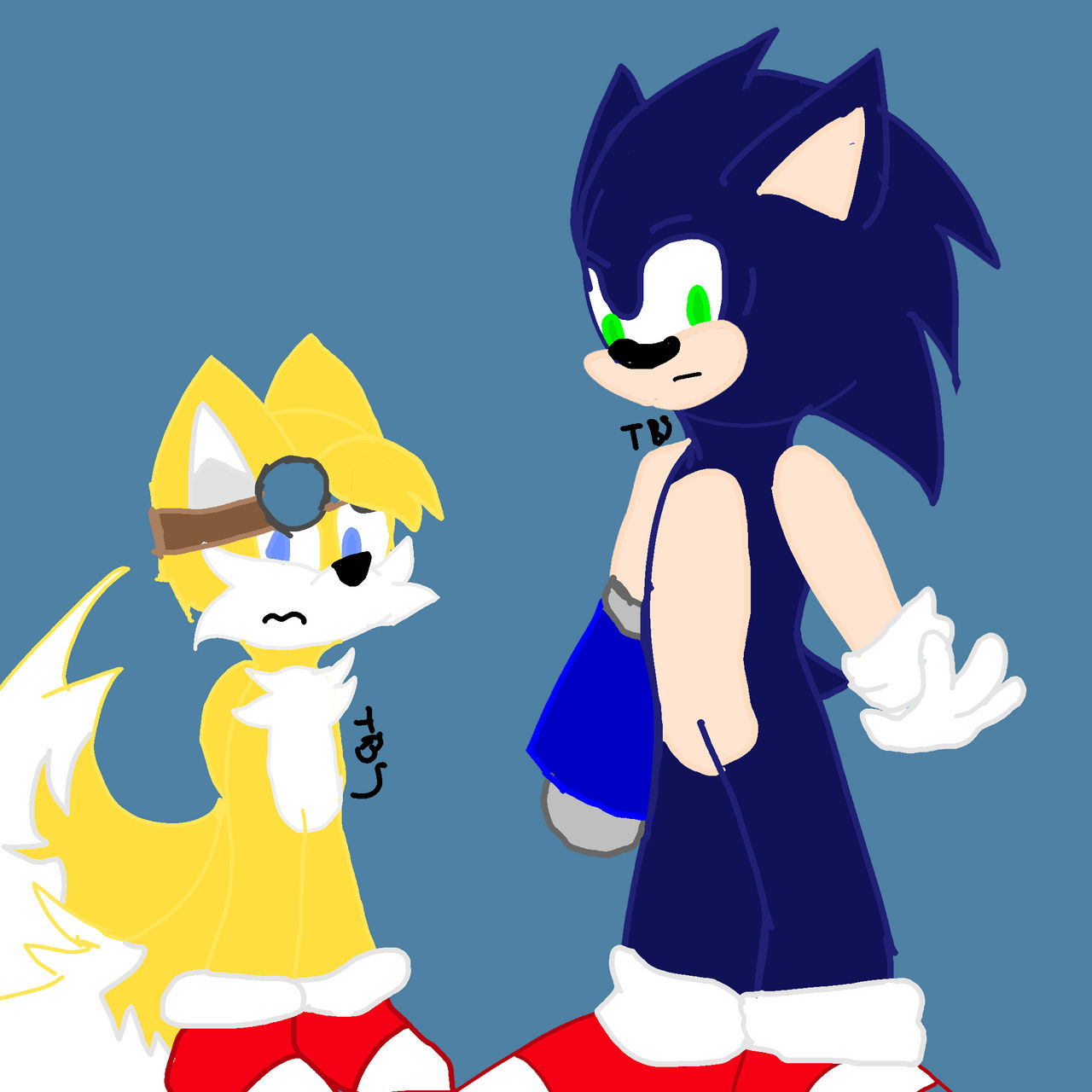 Forced Fighters : Sonic and Tails by Starmiethestupidone on DeviantArt