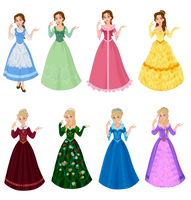 Historically Accurate Disney Princesses 2 by M-Mannering on DeviantArt