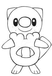 Oshawott (Line Art)