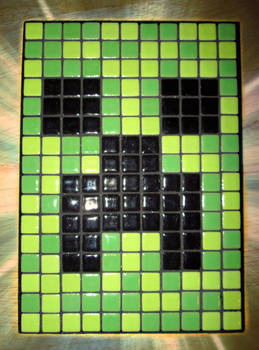 Minecraft Creeper - Mosaic