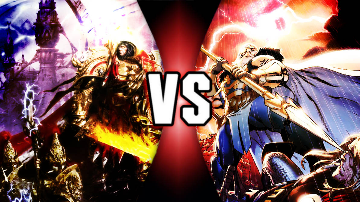 Emperor of Mankind VS Odin by AAMultiverse on DeviantArt