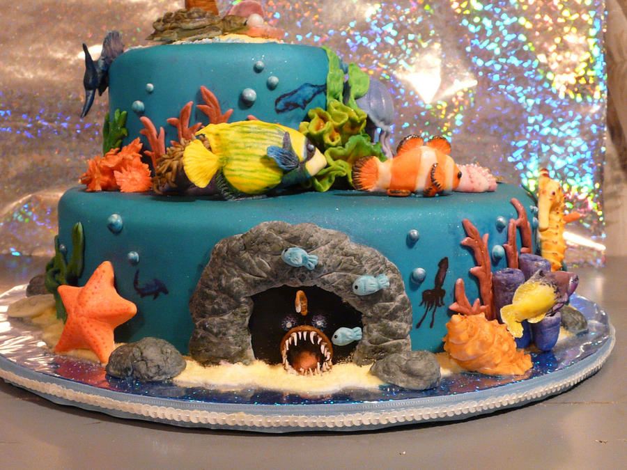 Underwater Cake - Left Side