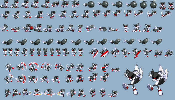 Demonized Tails sprites V2 DEMO! by evgeniimurin on DeviantArt