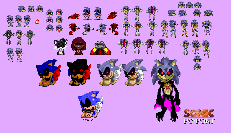 PCSONIC (Sonic.exe Remake) Early Sprites by DamiXGuin on Newgrounds