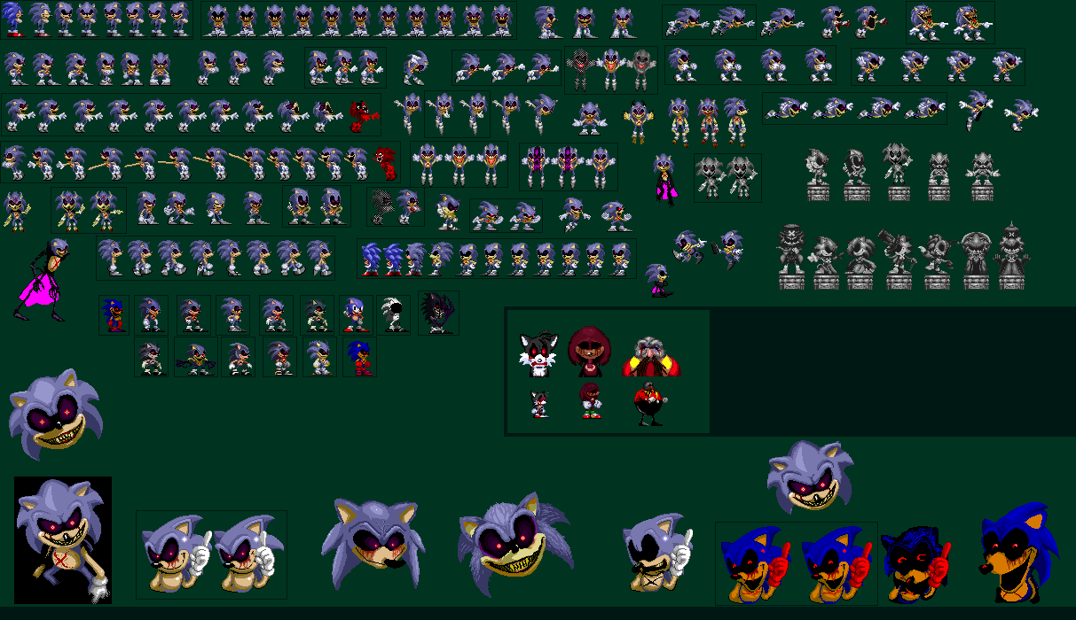 Lord x sprites Sonic.EXE PC PORT by evgeniimurin on DeviantArt