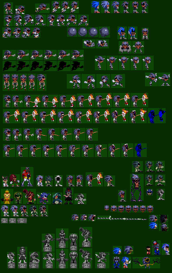 Modgen Executor Sonic PC Port sprite sheet Modgen Collection (WIP) by evgeniimurin on ...