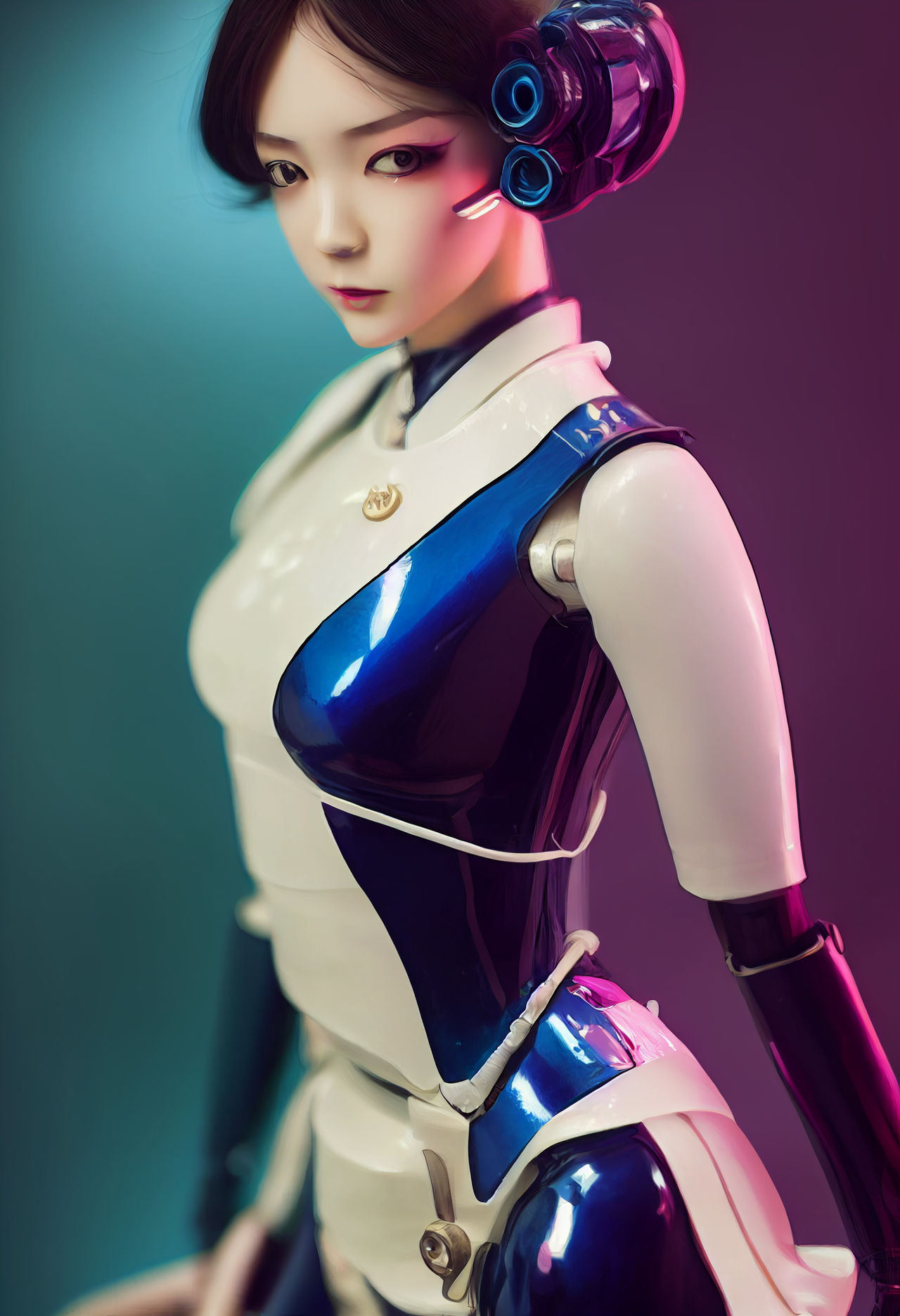 Orientalism female android 2 by Midjourney by VonManhaim on DeviantArt