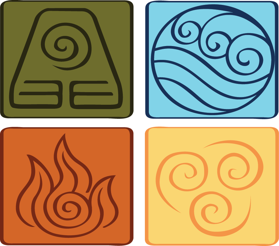 Avatar the Last Airbender Symbols by Jriiann on DeviantArt Avatar the Last Airbender Symbols by Jriiann on DeviantArt