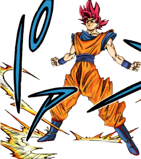 Goku Ssj God Manga by thevoid2311 on DeviantArt