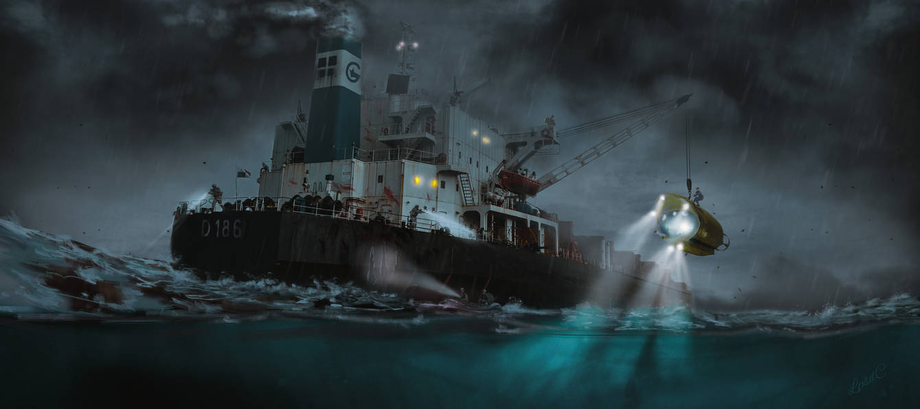 Deep-sea Encounter by LPSDC on DeviantArt