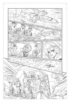 Avengers: EMH # 6 - page 1 pencils