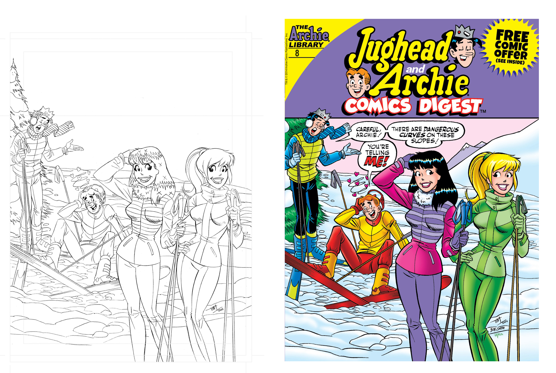 Jughead and Archie Comics Digest #8 cover