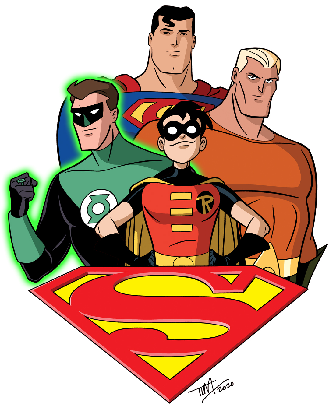 Superman: The Animated Series - Heroes 2 by TimLevins on DeviantArt