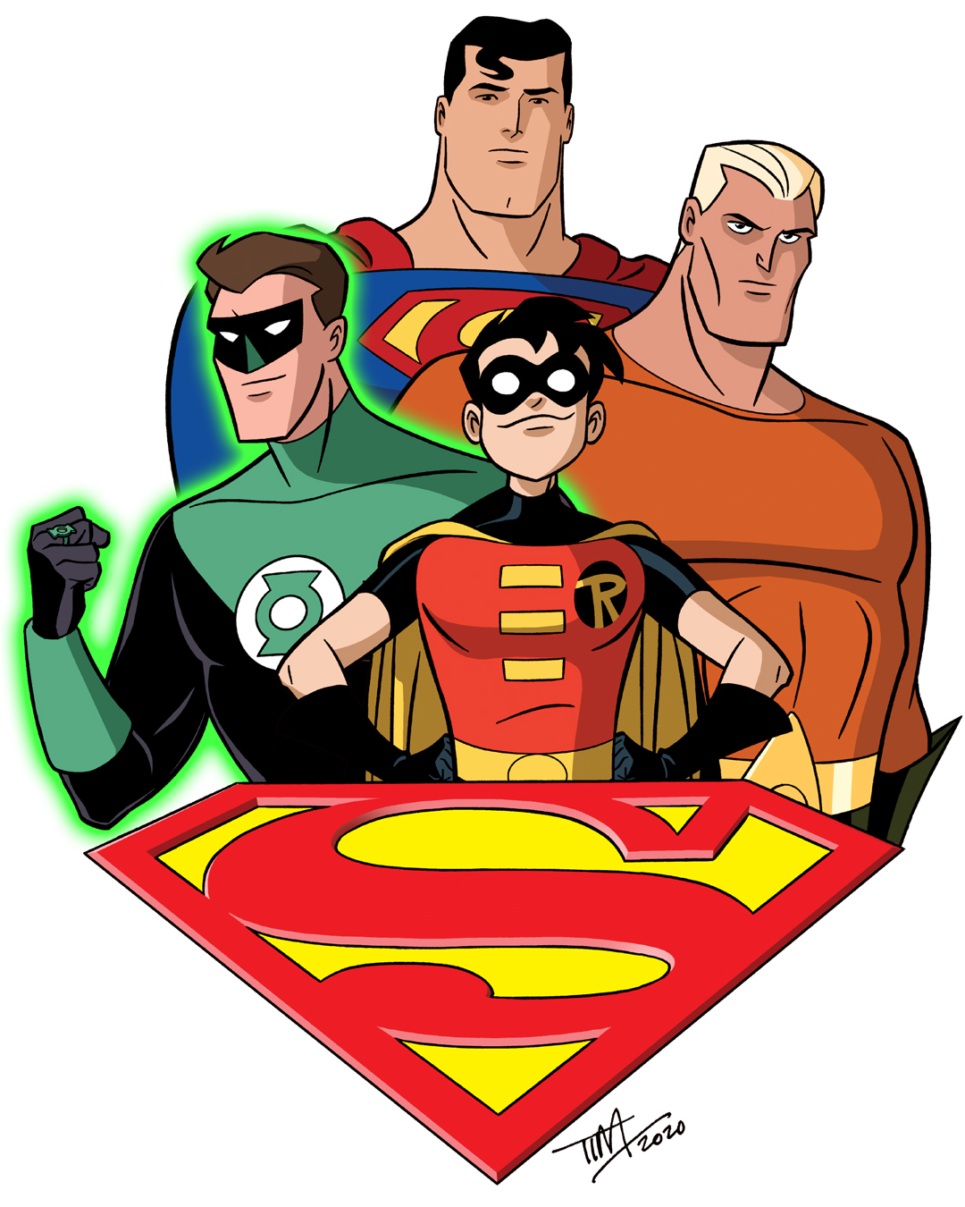 Superman: The Animated Series - Heroes 2 by TimLevins on DeviantArt Superman: The Animated Series - Heroes 2 by TimLevins on DeviantArt