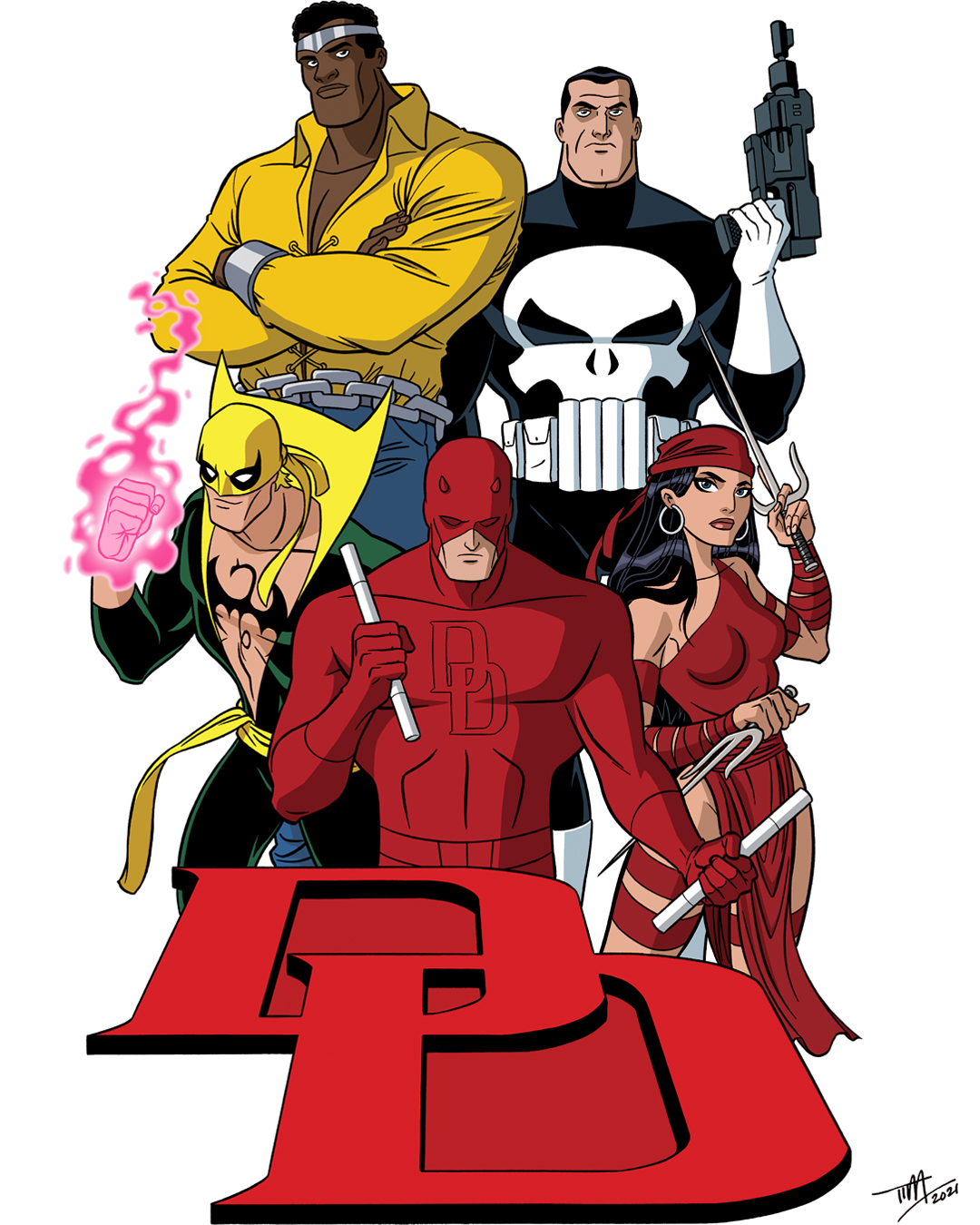 Daredevil: The Animated Series by TimLevins on DeviantArt Daredevil: The Animated Series by TimLevins on DeviantArt