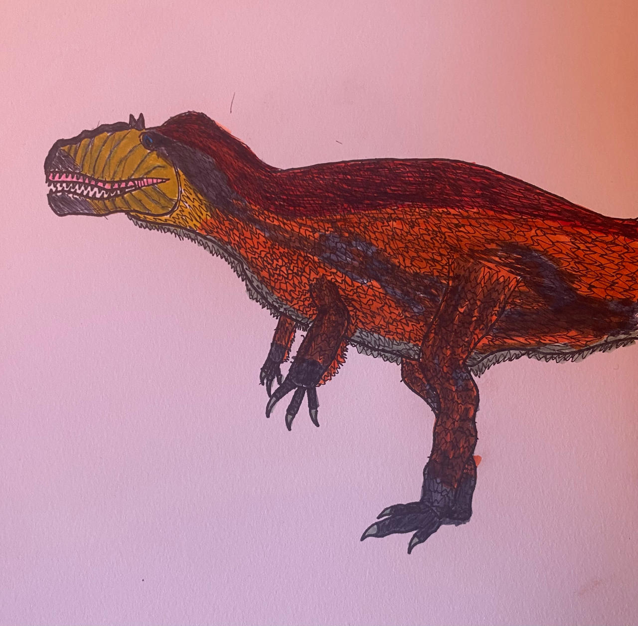 Yutyrannus coloured