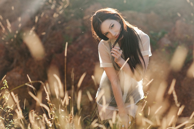 flowers in the dirt