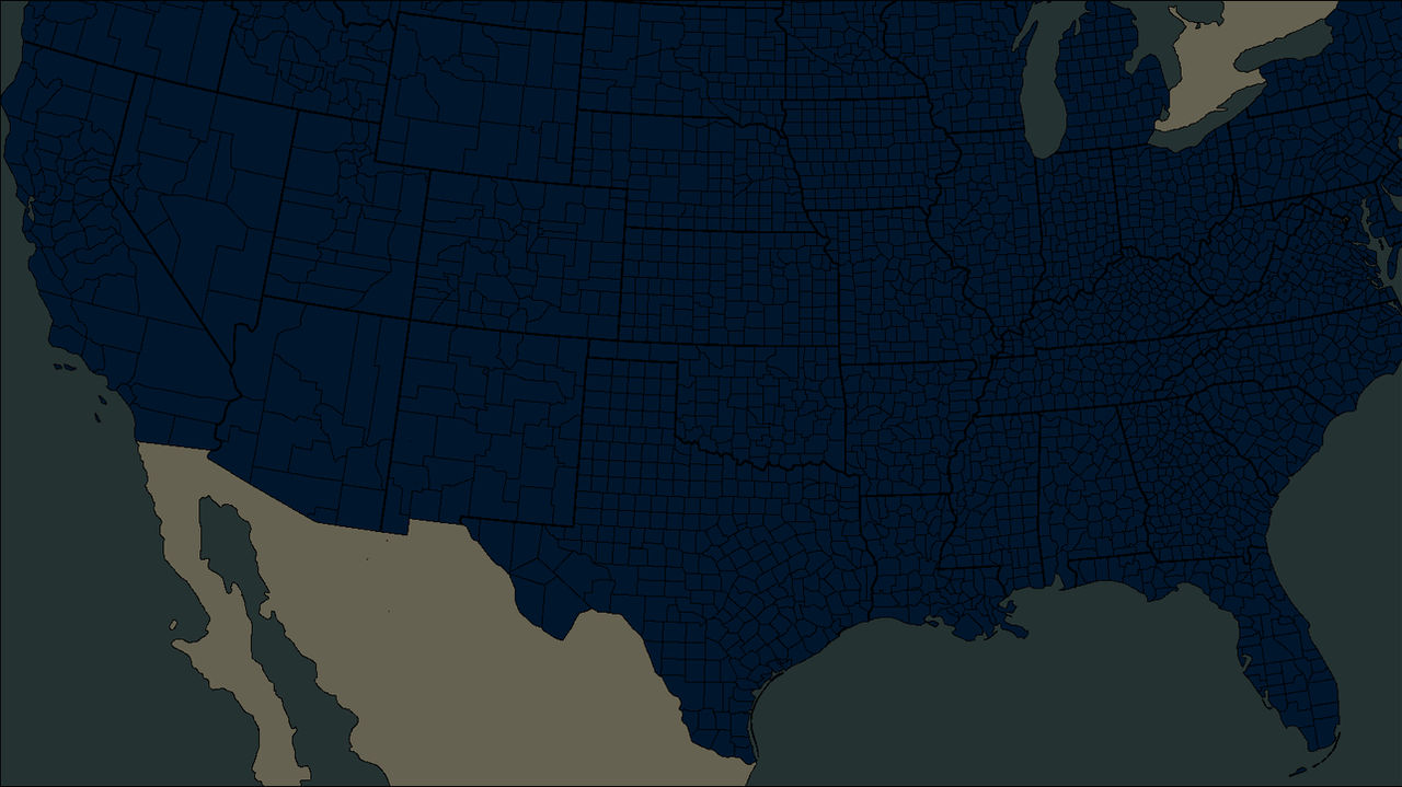 Map of the US with counties by 1045HourVitality on DeviantArt