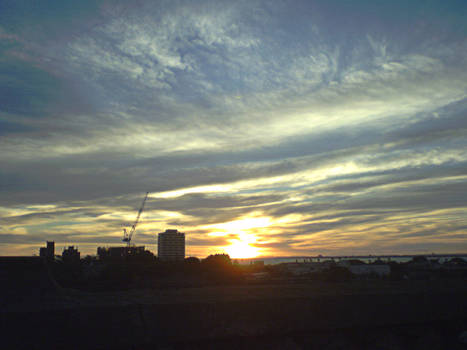 Sunset over st.kilda