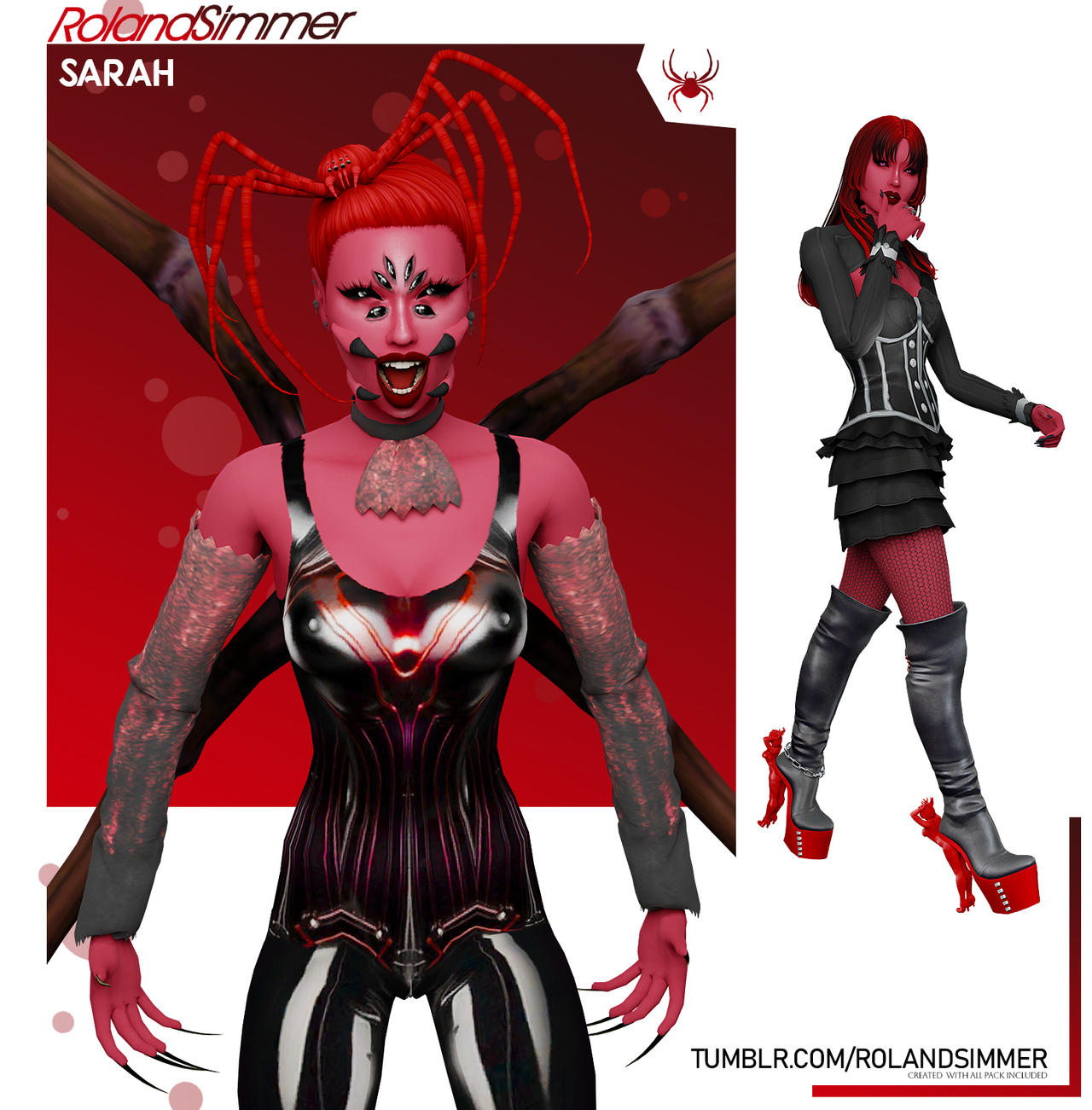 Apider Sims The Sims 4 - Spider Woman by rolandmano on DeviantArt