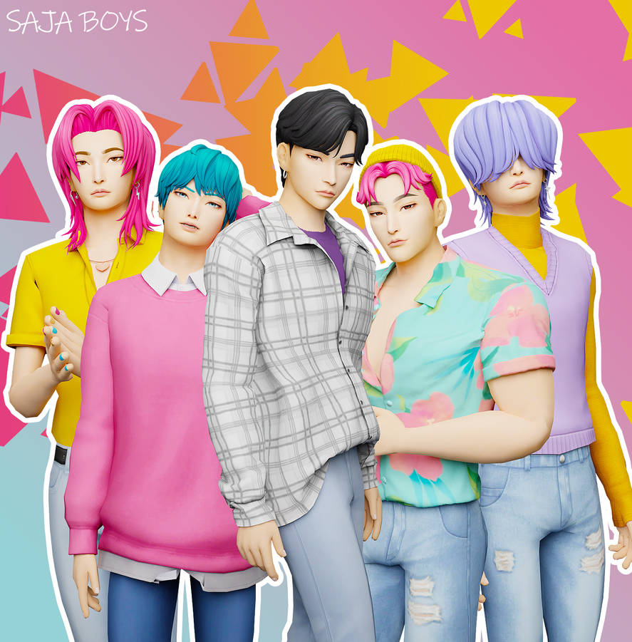 The Sims 4 - Kpop Demon Hunters Saja Boys CC by rolandmano on DeviantArt