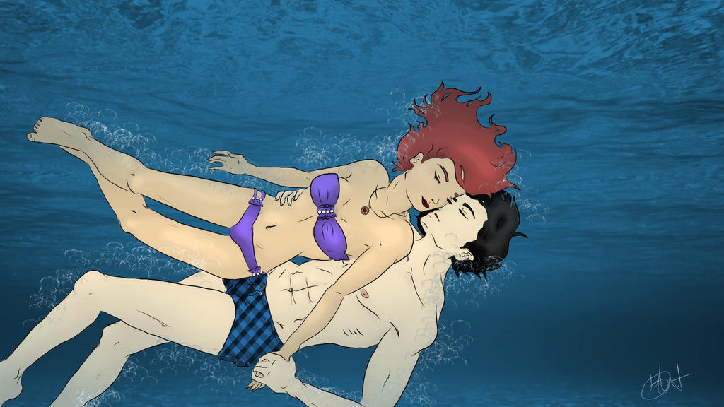 Underwater Anime Love