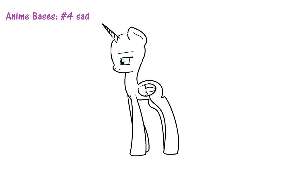 Anime Bases: #4 sad by xXShelleyXx on DeviantArt