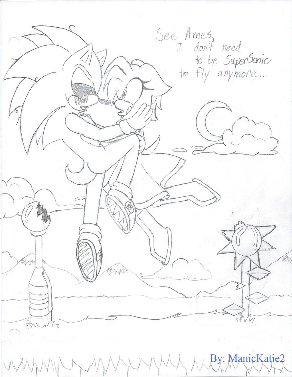 AMY.EXE and SONIC.EXE are in LOVE? or NOT? 
