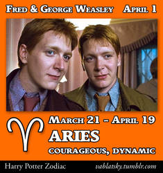 Fred and George Weasley - Aries