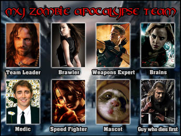 My Zombie Apocalypse Team