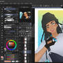Crayon and chalk wip2