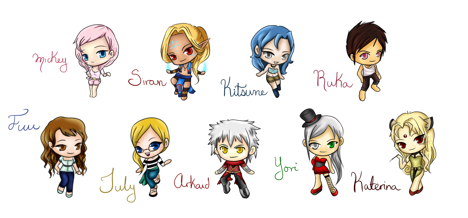 Chibis for Friends